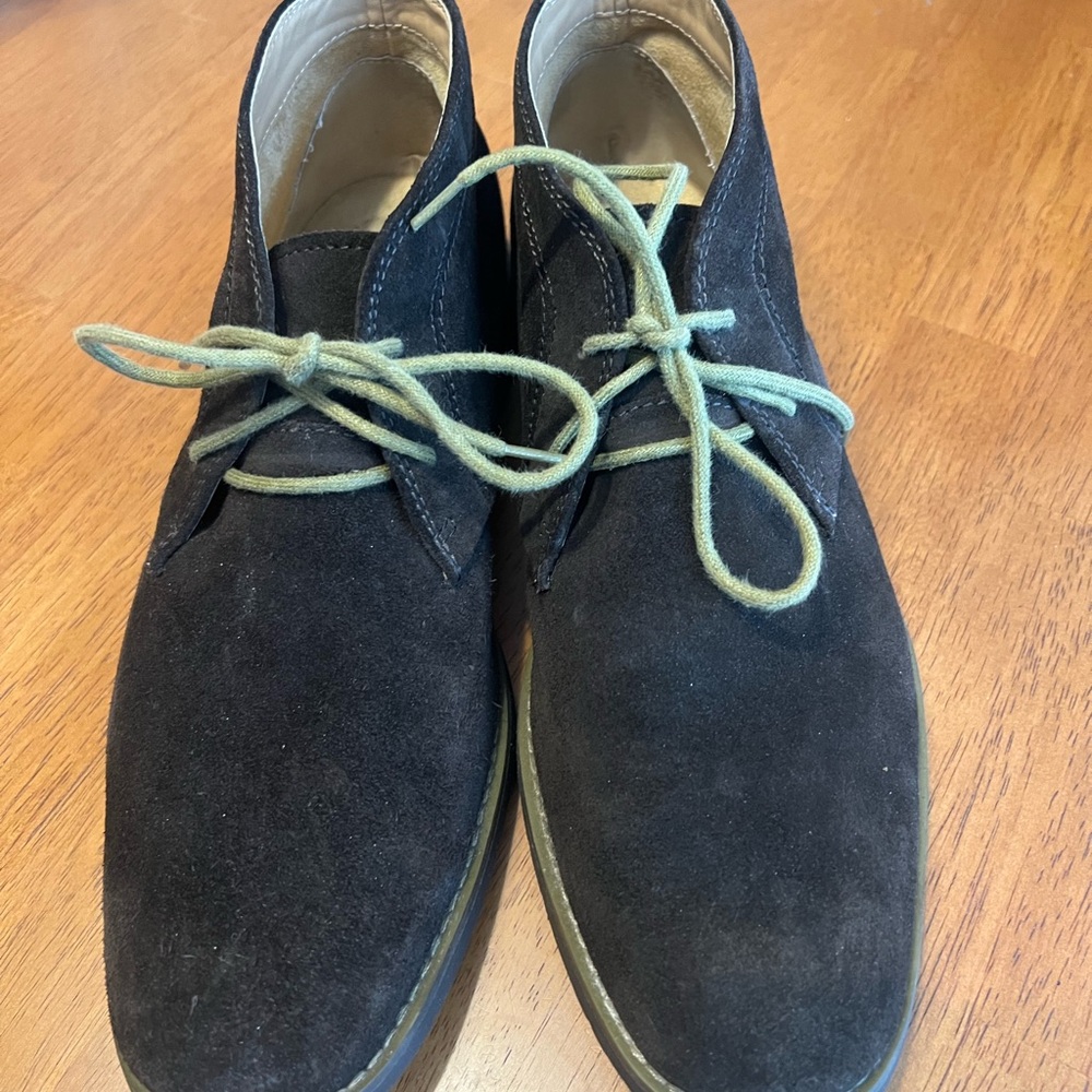 Wilson Calvin Klein Black Suede Chukka Boots